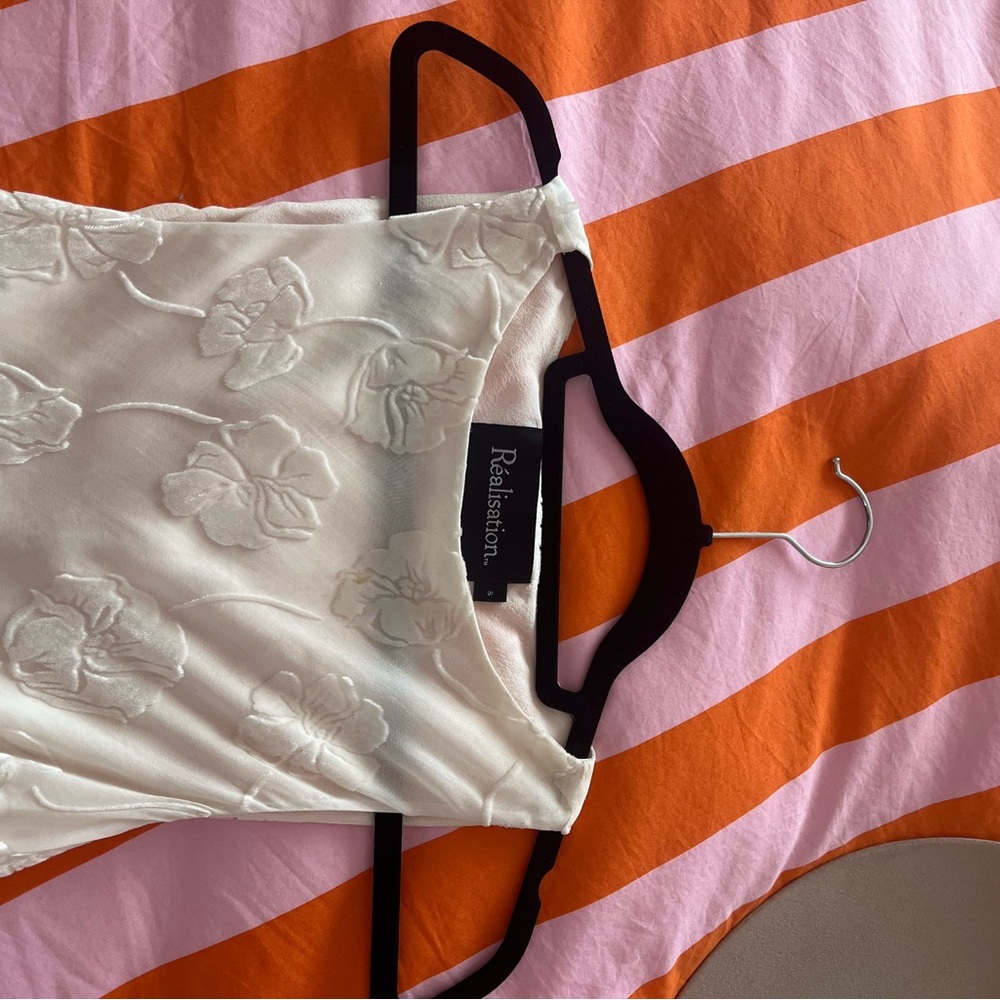 Realisation Par Cream Floral Dress